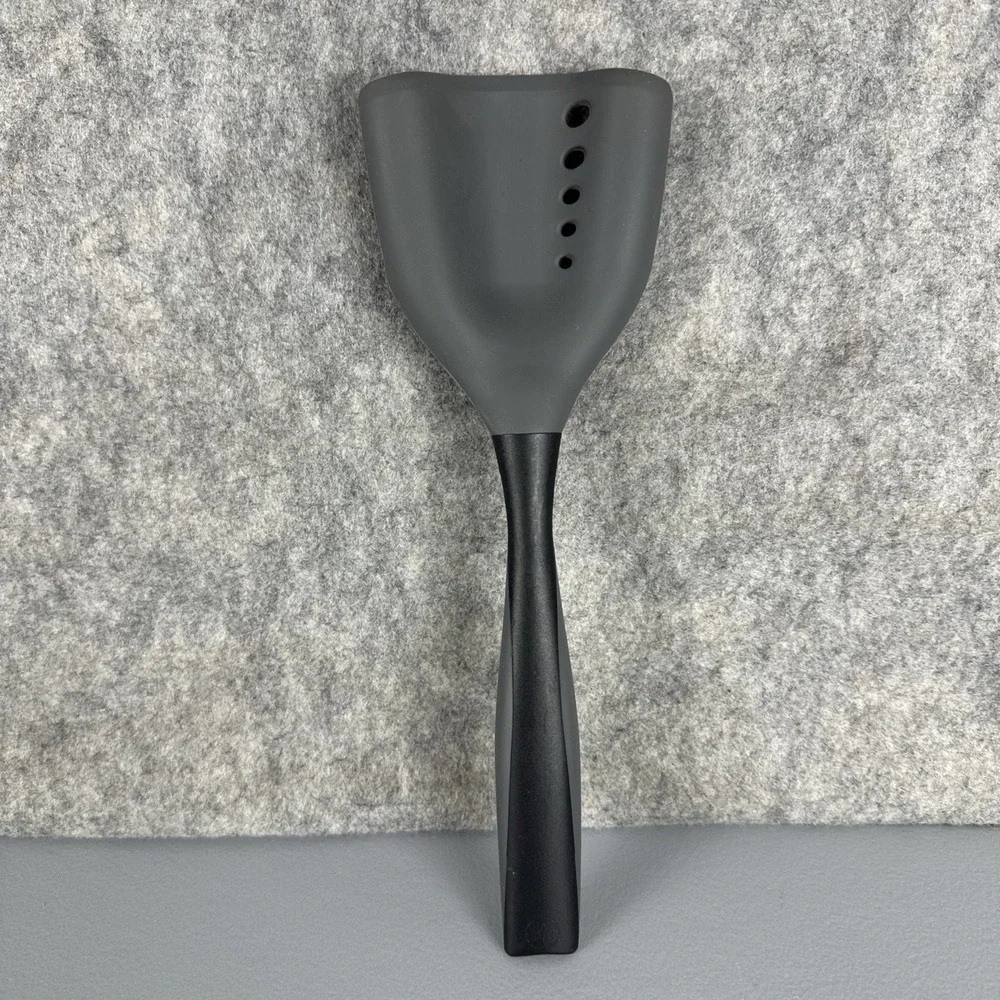 PAMPERED CHEF Mix N Chop Silicone Spatula Strainer Ground Beef Turkey Sausage